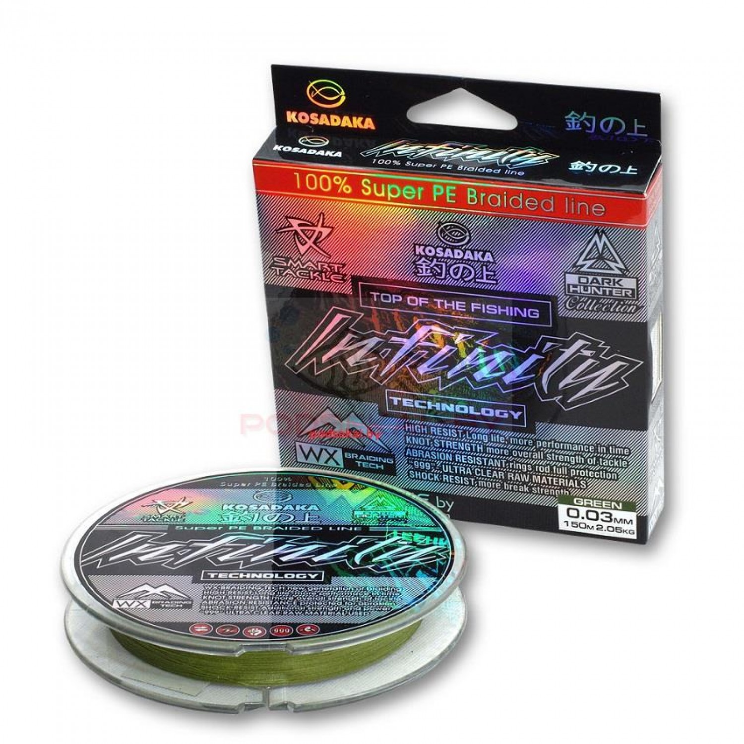 Покупка Леска плетенная KOSADAKA Infinity 150 м. зеленая в Минске Беларуси